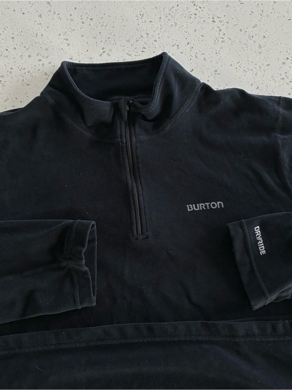000 - BURTON SNOWBOARDS DRYRIDE QUARTER ZIP JACKET